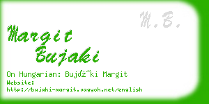 margit bujaki business card